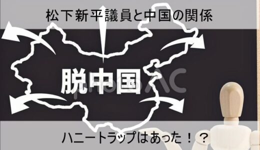 松下新平議員は親中派なのか｜ハニートラップ疑惑で話題に【中国との関係】