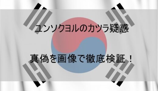 ユンソクヨルの髪はカツラなのか画像で検証【韓国でも話題に!?】