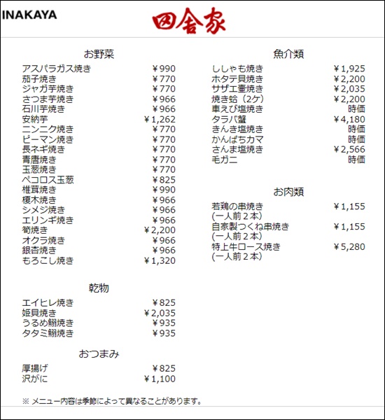 トランプ大統領夕食会のメニューと値段