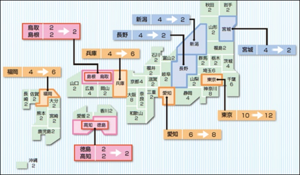 2022年参議院選挙選挙区の画像