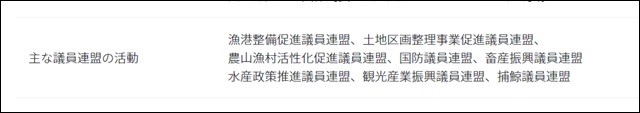 浜田靖一防衛相が中国寄りの議連に入っていない