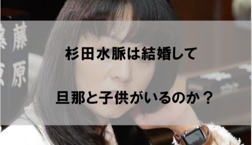 杉田水脈は結婚して旦那や子供(娘)がいるのか【夫の顔画像あり】