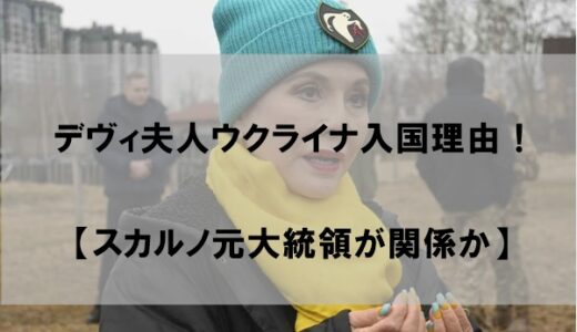 デヴィ夫人ウクライナ(キーウ)入国の理由はなぜで何してる？【物資判明】