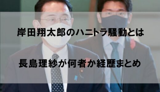岸田翔太郎のハニトラ騒動とは｜長島理紗が何者か経歴まとめ