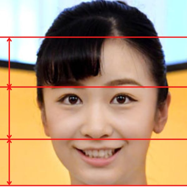 佳子さまの顔のパーツはかわいい顔の条件を満たしている